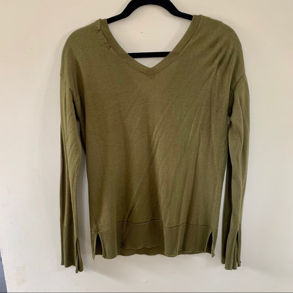 Double V Neck Sweater - Picture 3 of 3